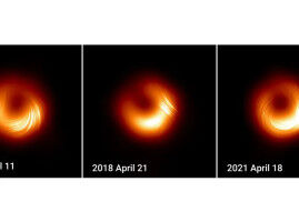 Nieuwe EHT-beelden onthullen onverwachte polarisatieomkeringen bij zwart gat M87*